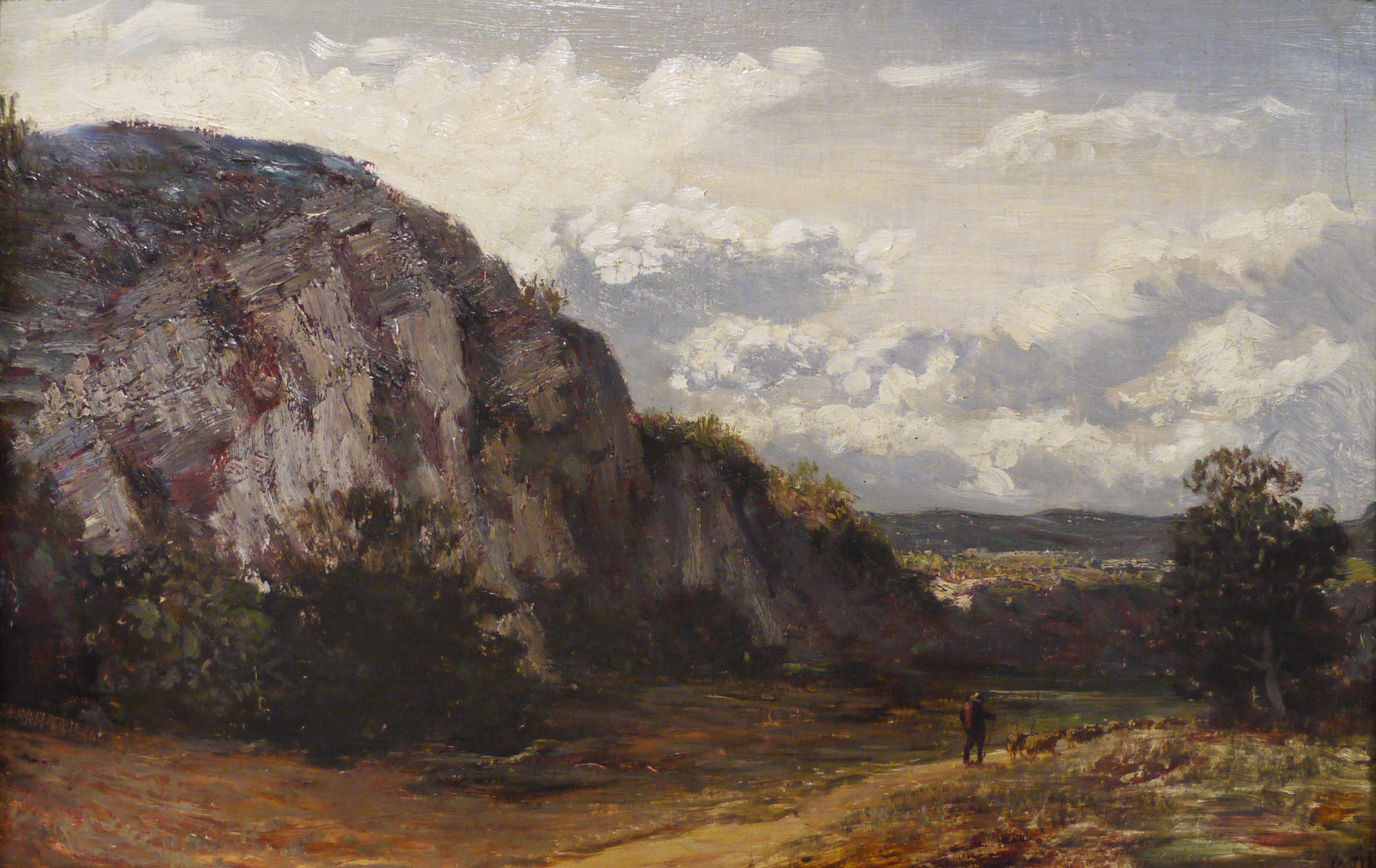 Prosper Gresy, Coin de montagne, les Nasons, 19ème s. © Musée de Valence, photographie Eric Caillet