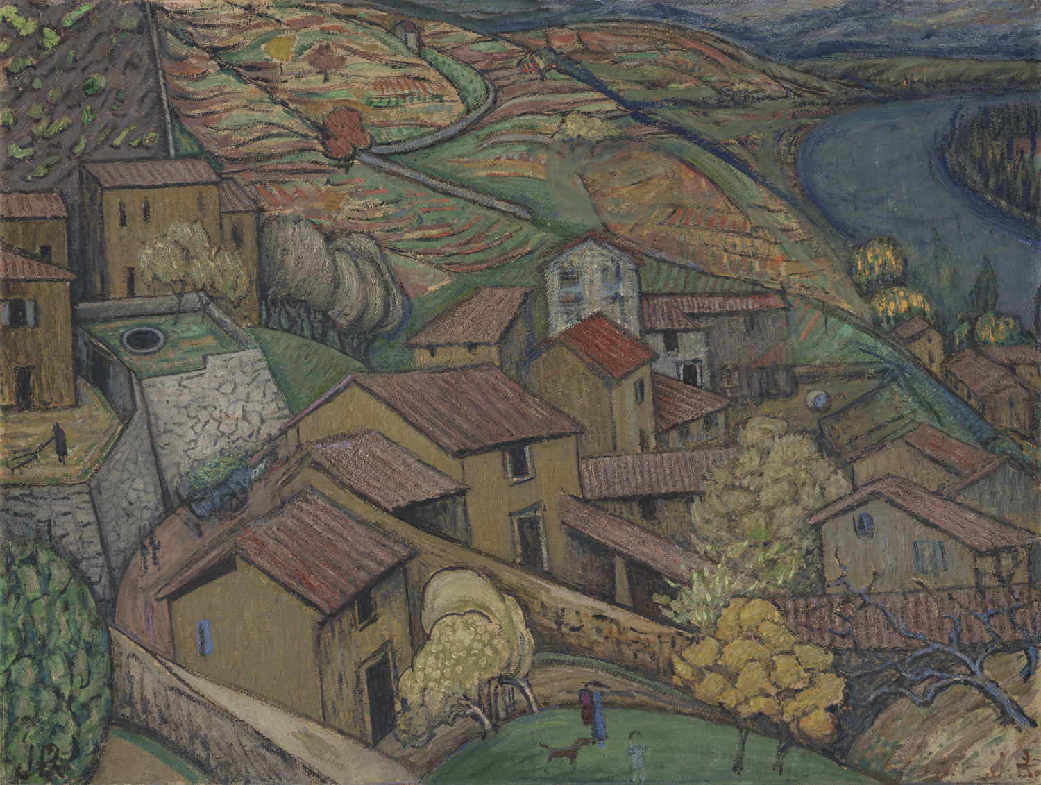 Juliette Roche Paysage de Serrières | Musée de Valence