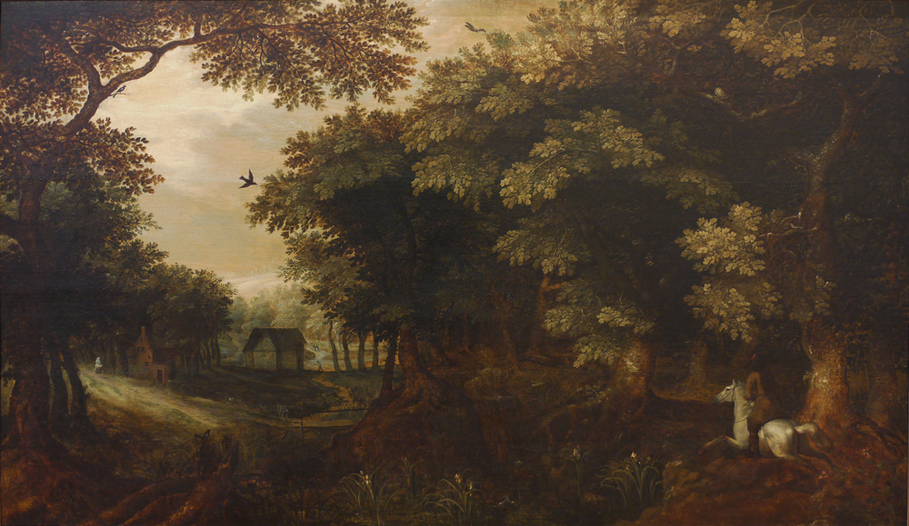 Gillis van Coninxloo - Cavalier dans la forêt - © Musée de Valence, photo Béatrice Roussel